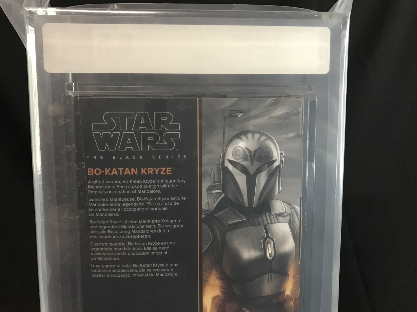 Star Wars The Black Series Bo-Katan Kryze 6-inch AFA Uncirculated 8.5